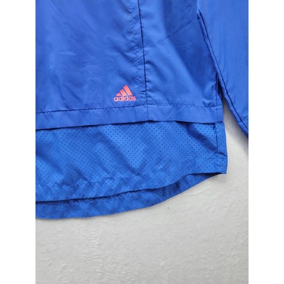 Adidas Youth Windbreaker Hoodie Track Mesh Jacket Accent Size M ( 10/12) - Picture 6 of 12